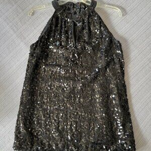 Tahari sequin halter top - size small/petite